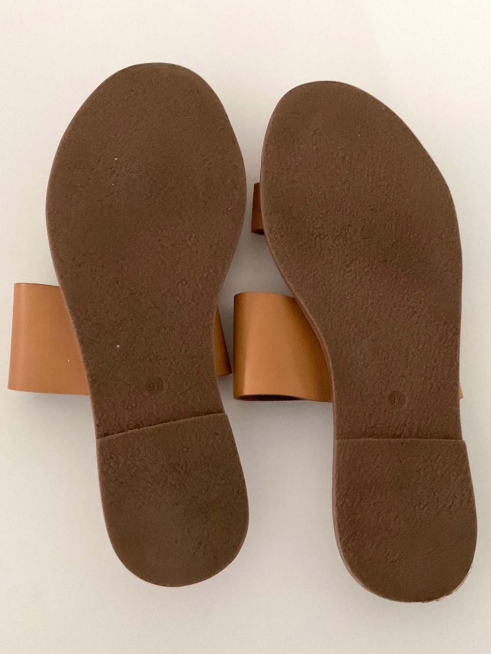 MADEWELL The Boardwalk Double-Strap Slide Sandal Caramel Size 9.5 - Picture 4 of 5